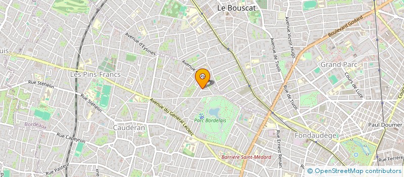 localisation de l'entreprise MADAME MARIE-HELENE DOUBLET  BORDEAUX