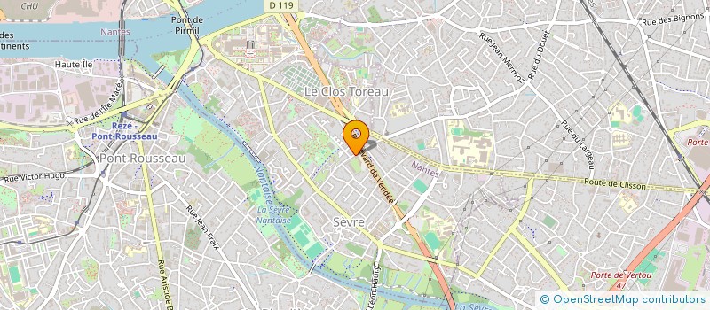 localisation de l'entreprise MADAME MARIE-HELENE DUCHEMIN  REZE