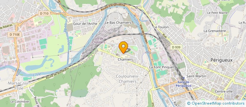 localisation de l'entreprise MADAME MARIE-HELENE DUCROCQ  COULOUNIEIX-CHAMIERS