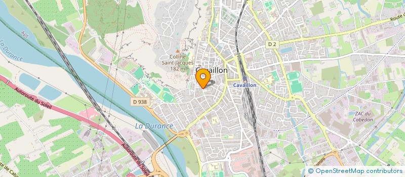 localisation de l'entreprise MADAME MARIE-HELENE ERADES-TEVAS  CAVAILLON