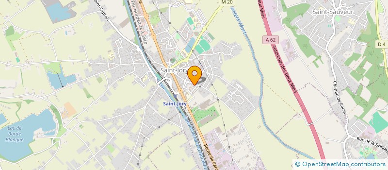 localisation de l'entreprise MADAME MARIE-HELENE FABRE  SAINT-JORY