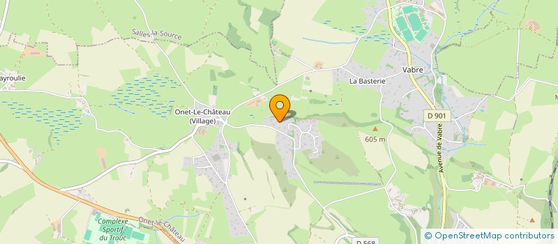 localisation de l'entreprise MADAME MARIE-HELENE FABRE  ONET-LE-CHATEAU