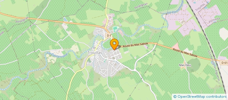 localisation de l'entreprise MADAME MARIE-HELENE FERRER  FOURQUES