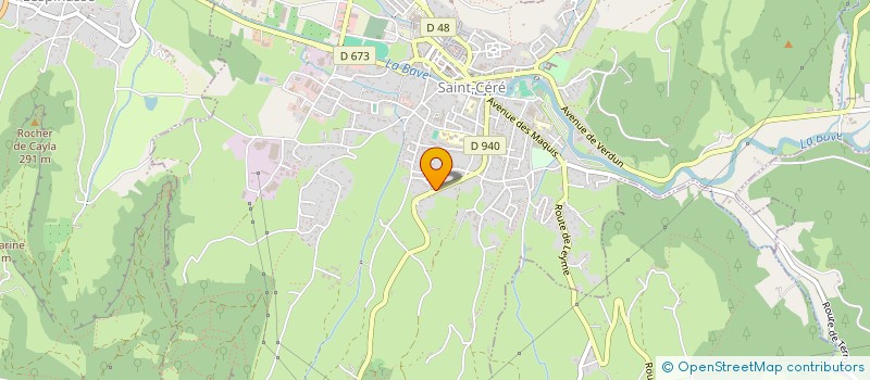 localisation de l'entreprise MADAME MARIE-HELENE FEYFANT  SAINT-CERE