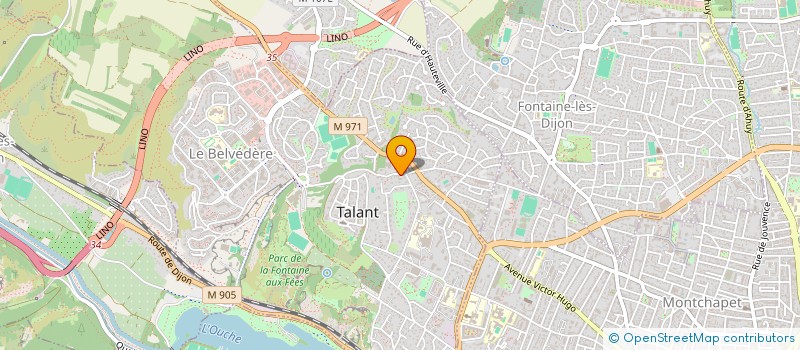 localisation de l'entreprise MADAME MARIE-HELENE FRANCOIS  TALANT