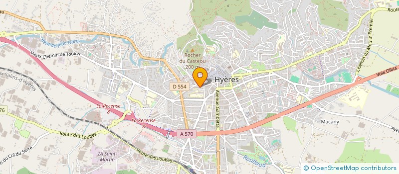 localisation de l'entreprise MADAME MARIE-HELENE GALIAY à HYERES