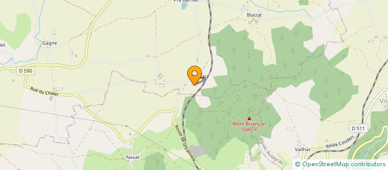 localisation de l'entreprise MADAME MARIE-HELENE GAUTHIER  MAZEYRAT-D'ALLIER