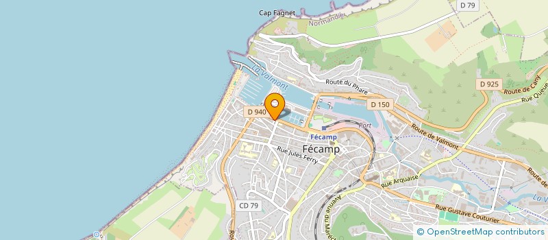 localisation de l'entreprise MADAME MARIE-HELENE GODDARD  FECAMP