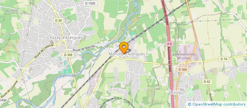 localisation de l'entreprise MADAME MARIE-HELENE GOGER  MARCILLY-D'AZERGUES