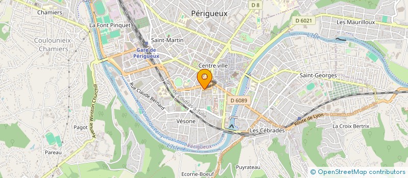 localisation de l'entreprise MADAME MARIE-HELENE GRANDJEAN à PERIGUEUX