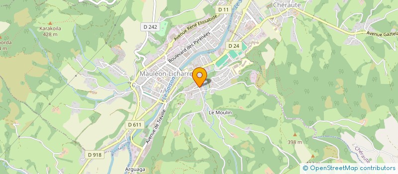 localisation de l'entreprise MADAME MARIE-HELENE GUIMON  MAULEON-LICHARRE