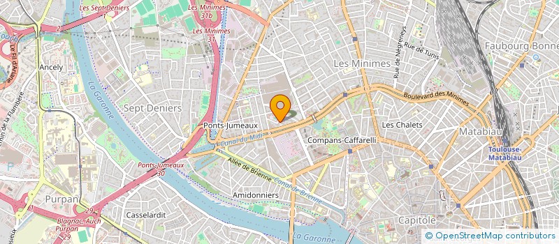 localisation de l'entreprise MADAME MARIE-HELENE HILSELBERGER à TOULOUSE