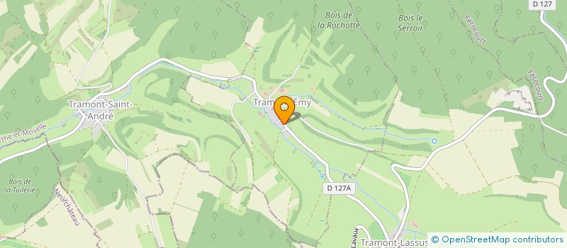 localisation de l'entreprise MADAME MARIE HELENE HOFFEMANN  TRAMONT-EMY