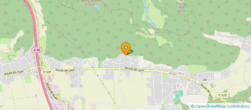 localisation de l'entreprise MADAME MARIE-HELENE HUMBERT  APPRIEU