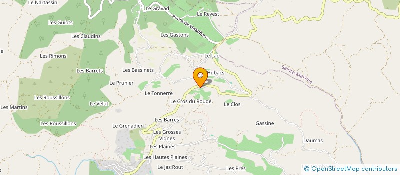 localisation de l'entreprise MADAME MARIE HELENE HUYGHE  LE PLAN-DE-LA-TOUR