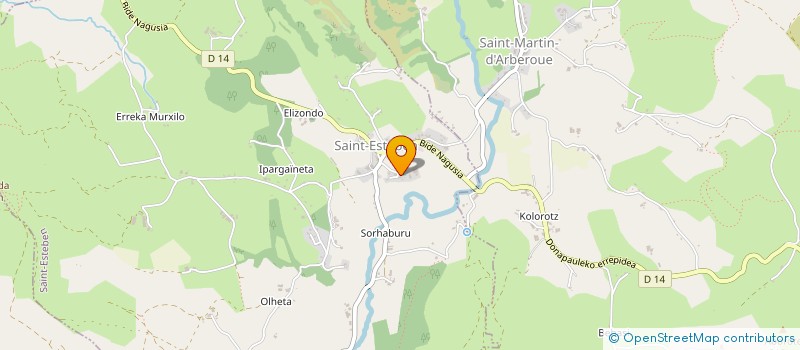 localisation de l'entreprise MADAME MARIE-HELENE INDABURU  IHOLDY