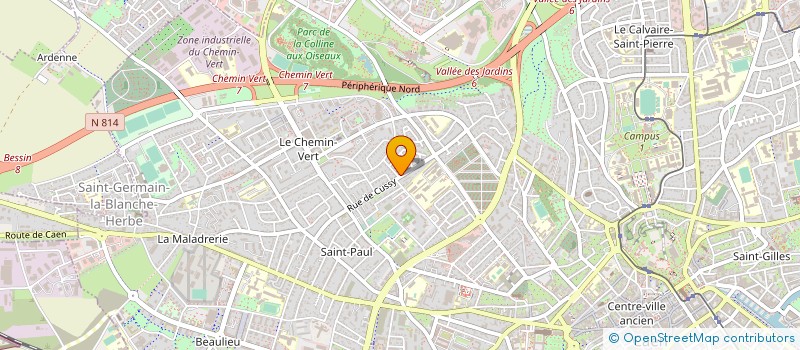 localisation de l'entreprise MADAME MARIE-HELENE JACQUEMIN à CAEN