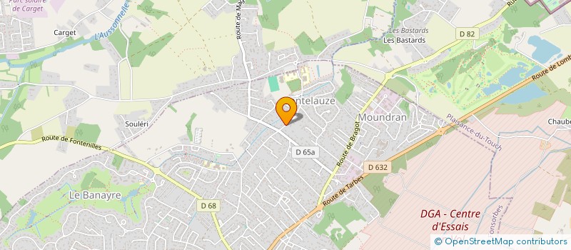 localisation de l'entreprise MADAME MARIE-HELENE JEANDESBOZ  FONSORBES