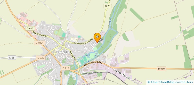 localisation de l'entreprise MADAME MARIE HELENE KAISER  BRETEUIL