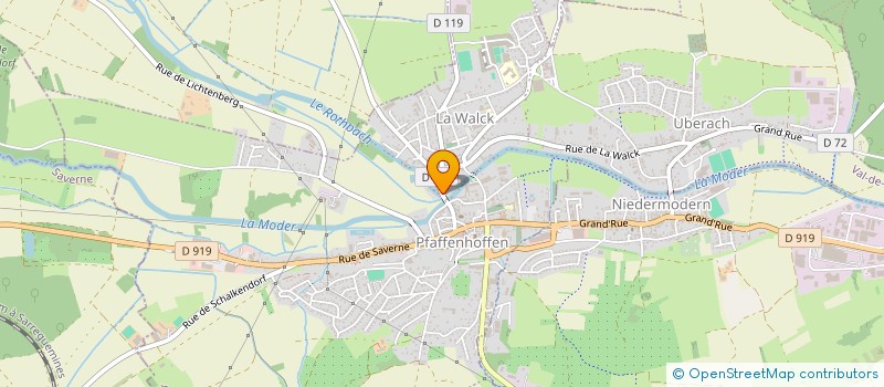 localisation de l'entreprise MADAME MARIE HELENE KNIFFKE  KINDWILLER