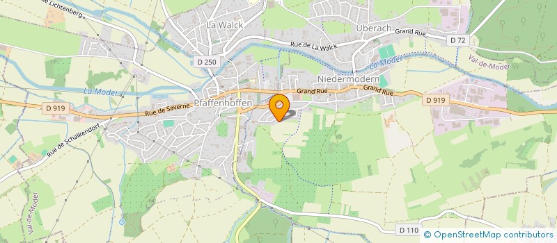 localisation de l'entreprise MADAME MARIE-HELENE KUHN  NIEDERMODERN