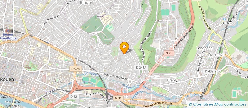 localisation de l'entreprise MADAME MARIE-HELENE LABAT à ROUEN