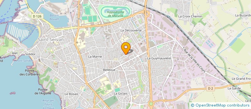 localisation de l'entreprise MADAME MARIE-HELENE LABOULAIS  SAINT-MALO