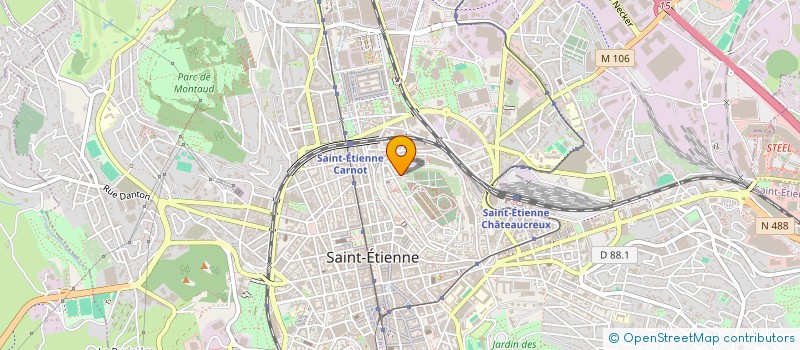 localisation de l'entreprise MADAME MARIE-HELENE LAFAGE à SAINT-ETIENNE