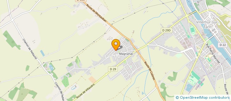 localisation de l'entreprise MADAME MARIE-HELENE LASNIER  VILLEMUR SUR TARN