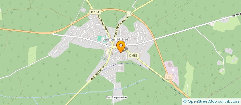 localisation de l'entreprise MADAME MARIE HELENE LAURENS  SAINTE-HELENE