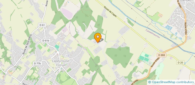 localisation de l'entreprise MADAME MARIE-HELENE LAVIGNE  CASTELMAUROU