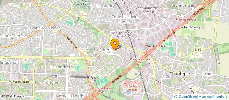 localisation de l'entreprise MADAME MARIE-HELENE LE BIHAN  RENNES