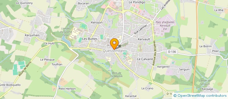 localisation de l'entreprise MADAME MARIE-HELENE LE PIRONNEC à QUESTEMBERT
