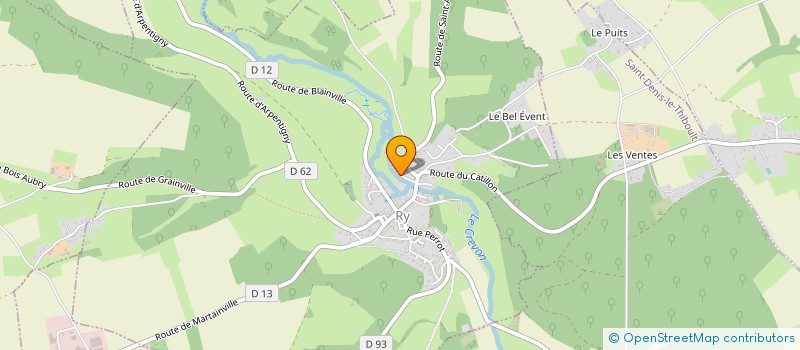 localisation de l'entreprise MADAME MARIE-HELENE LEBOULANGER  RY