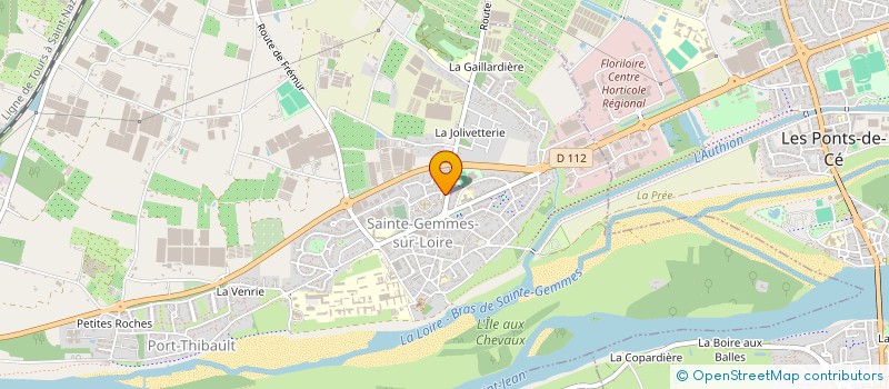 localisation de l'entreprise MADAME MARIE-HELENE LEFRET à SAINTE-GEMMES-SUR-LOIRE