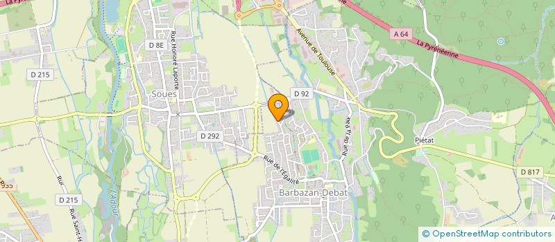 localisation de l'entreprise MADAME MARIE-HELENE LICKEL  BARBAZAN-DEBAT