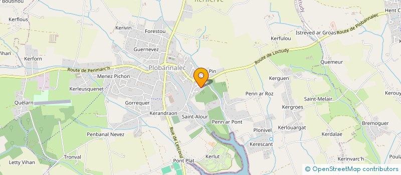 localisation de l'entreprise MADAME MARIE-HELENE LUCAS  PLOBANNALEC-LESCONIL