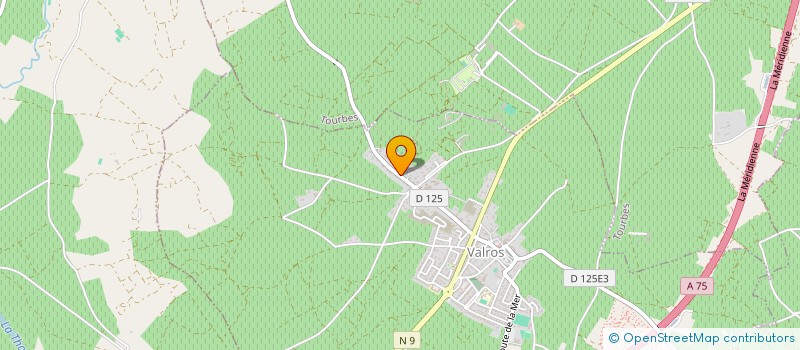 localisation de l'entreprise MADAME MARIE-HELENE MAFFRE  VALROS