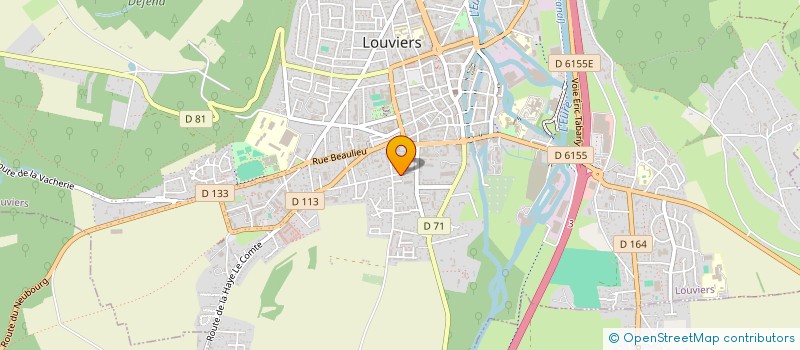 localisation de l'entreprise MADAME MARIE-HELENE MAILLOT à LOUVIERS