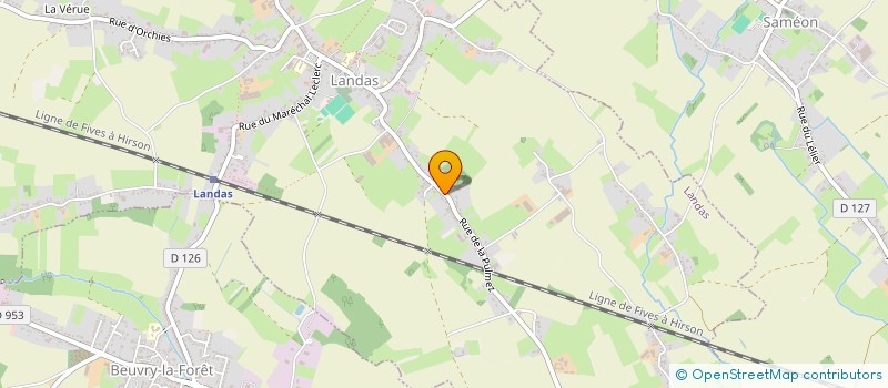 localisation de l'entreprise MADAME MARIE-HELENE MAJCHRZAK  LANDAS