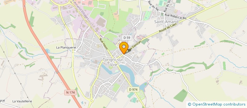 localisation de l'entreprise MADAME MARIE-HELENE MALLET  SAINT-LO