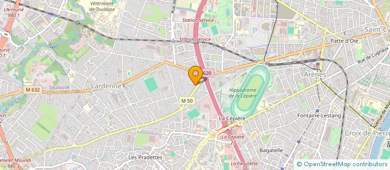 localisation de l'entreprise MADAME MARIE-HELENE MARCO  TOULOUSE