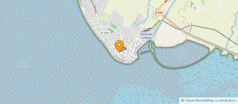 localisation de l'entreprise MADAME MARIE-HELENE MARQUET à LE CROTOY