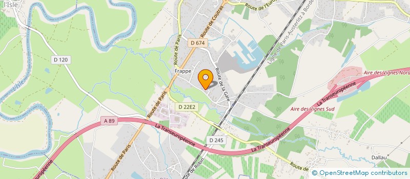 localisation de l'entreprise MADAME MARIE HELENE MARTIN  SAINT-DENIS-DE-PILE