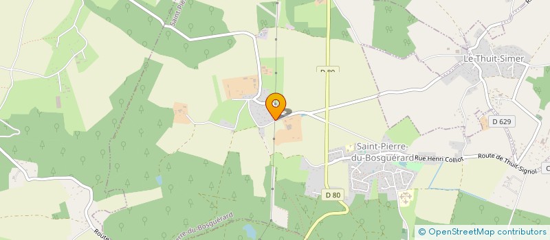 localisation de l'entreprise MADAME MARIE - HELENE MASSELIN  SAINT-PIERRE-DU-BOSGUERARD