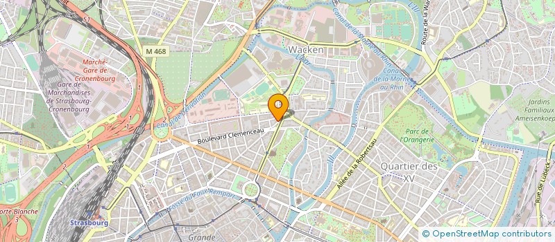 localisation de l'entreprise MADAME MARIE HELENE MATALOTE DUARTE à STRASBOURG