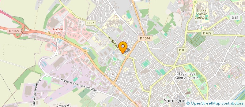 localisation de l'entreprise MADAME MARIE-HELENE MAUGENDRE à SAINT QUENTIN