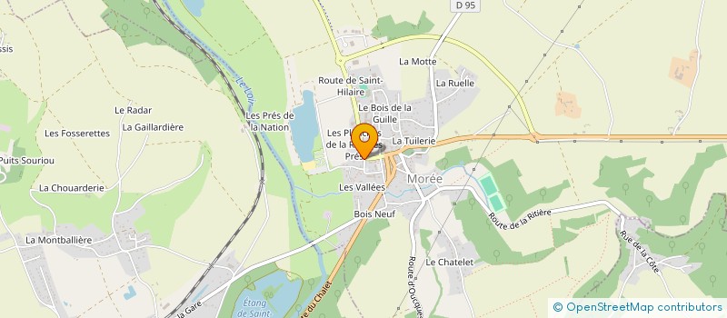 localisation de l'entreprise MADAME MARIE-HELENE MAUPAS  LA VILLE-AUX-CLERCS