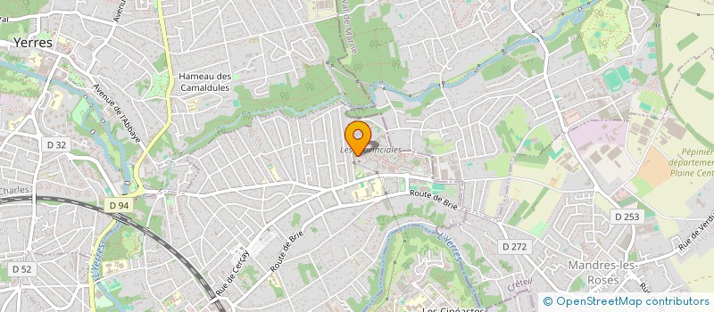 localisation de l'entreprise MADAME MARIE HELENE MBIALEU KWA  EVRY-COURCOURONNES