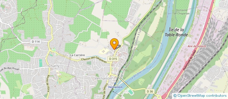 localisation de l'entreprise MADAME MARIE-HELENE MELLARD  VERNAISON